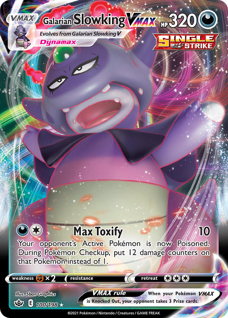 Galarian Slowking VMAX #100/198 Chilling Reign 2021 Near Mint