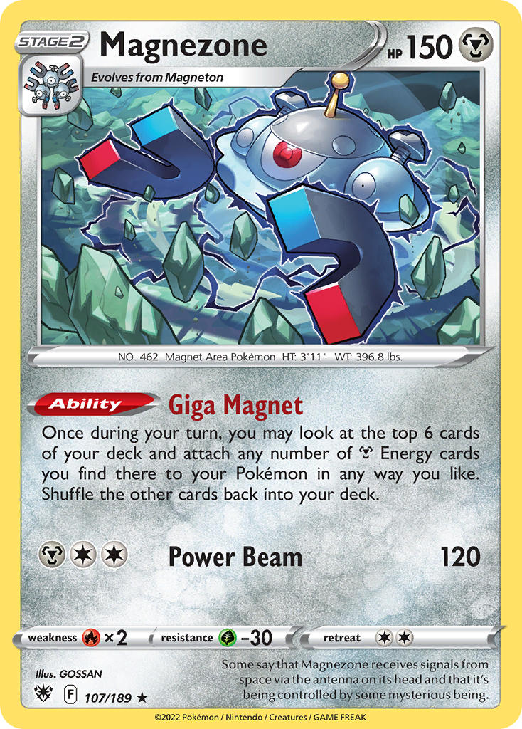 Magnezone #107/189 Resplandor Astral 2022 Casi Nuevo