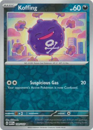 Koffing 2023 151 151 #109/165 Near Mint
