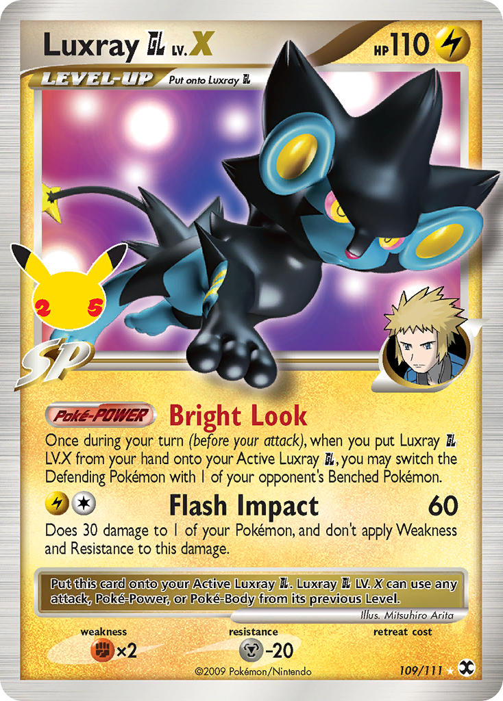 Luxray GL LV.X 2021 Celebrations Celebrations #109/111 Casi Nuevo