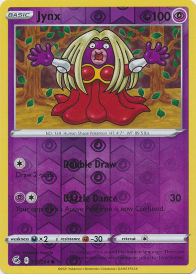 Jynx #112/264 Fusion Strike 2021 Near Mint