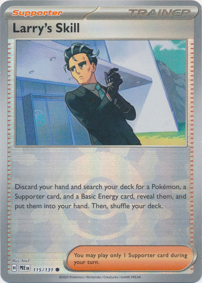Larry's Skill #115/131 Prismatic Evolutions 2025 Near Mint