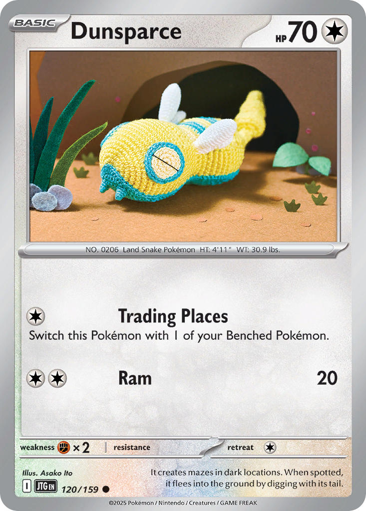 Dunsparce 2025 Journey Together Journey Together #120/159 Near Mint