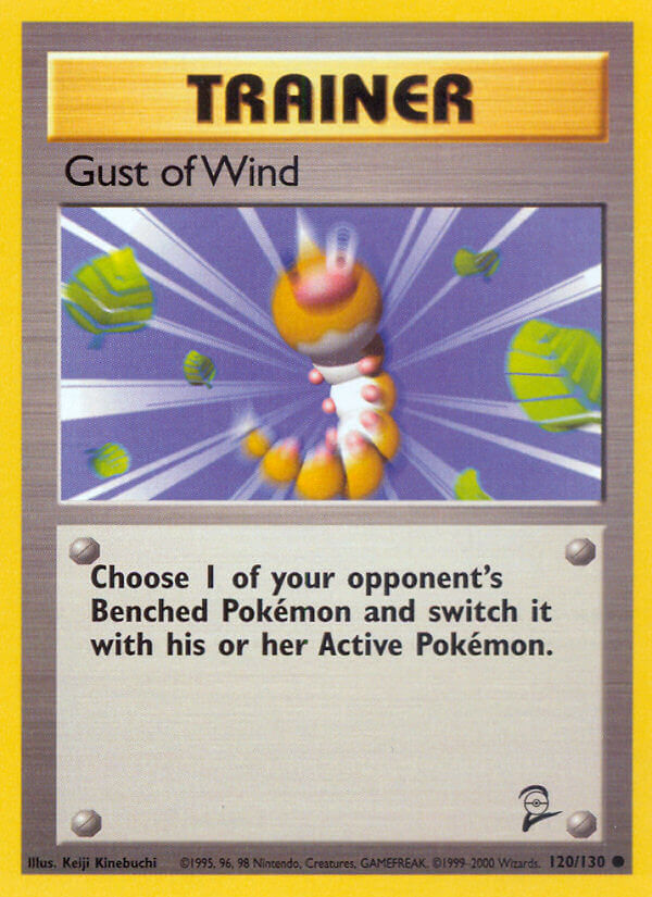Gust of Wind 2000 Base Set 2 #120/130 Trading Card Damaged