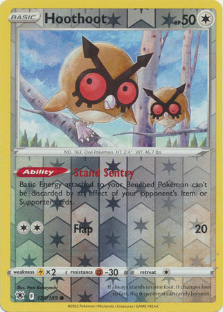 Hoothoot #120/189 Rayonnement Astral 2022 Comme neuf
