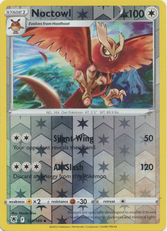 Noctowl #121/189 Resplandor Astral 2022 Casi Nuevo