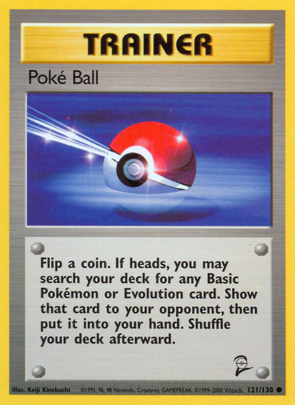Poke Ball 2000 Base Set 2 #121/130 Trading Card Near Mint