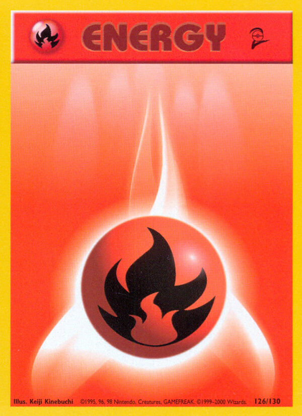 Fire Energy 2000 Base Set 2 #126/130 Trading Card Near Mint