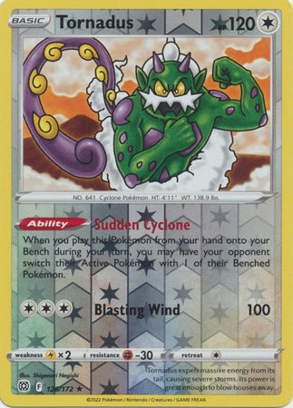 Tornadus #126/172 Brilliant Stars 2022 Near Mint