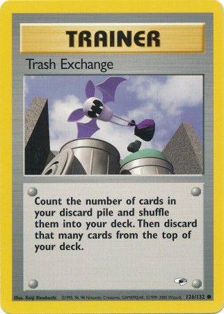Trash Exchange 2000 Gym Heroes Unlimited #126/132 Trading Card Near Mint