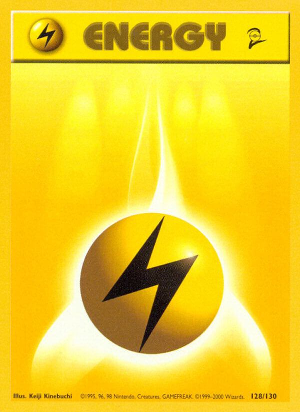 Lightning Energy 2000 Base Set 2 #128/130 Trading Card Near Mint