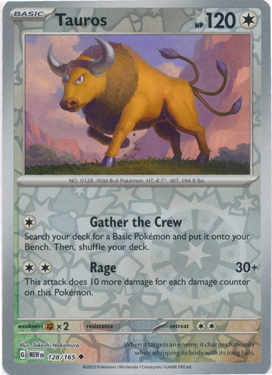 Tauros 2023 151 151 #128/165 Near Mint