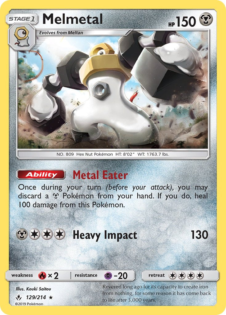 Melmetal 2019 Lazos Indestructibles Lazos Indestructibles #129/214 Casi Nuevo