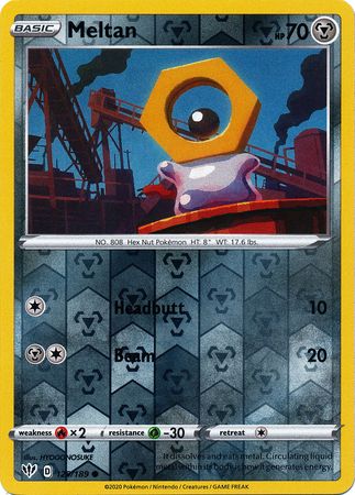 Meltan #129/189 Flammes Obscures 2020 Neuf