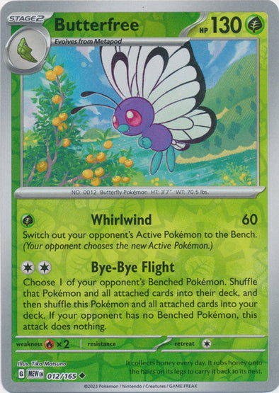 Butterfree 2023 151 151 #012/165 Casi Nuevo