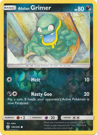 Alolan Grimer 2019 Cosmic Eclipse Cosmic Eclipse #130/236 Near Mint