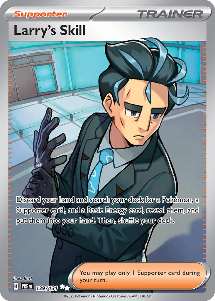Larry's Skill #139/131 Prismatic Evolutions 2025 Near Mint
