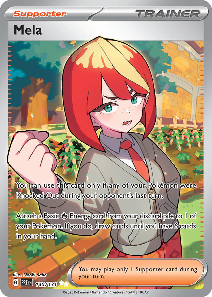 Mela #140/131 Prismatic Evolutions 2025 Near Mint