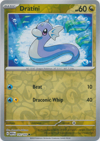 Dratini 2023 151 151 #147/165 Near Mint