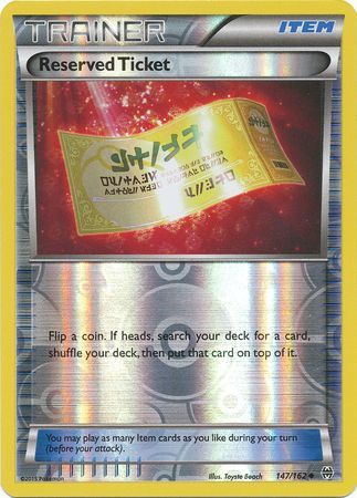 Reserved Ticket 2015 BREAKthrough BREAKthrough #147/162 Near Mint