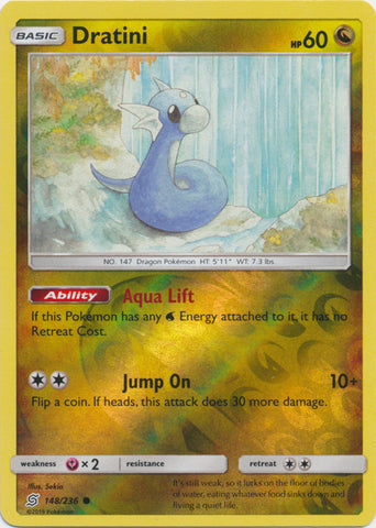 Dratini 2019 Unified Minds Unified Minds #148/236 Near Mint