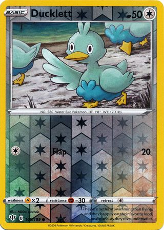 Ducklett #148/189 Darkness Ablaze 2020 Casi Nuevo