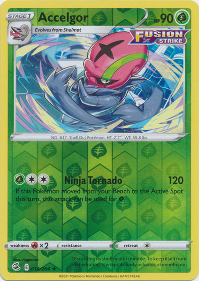 Accelgor #014/264 Fusion Strike 2021 Near Mint