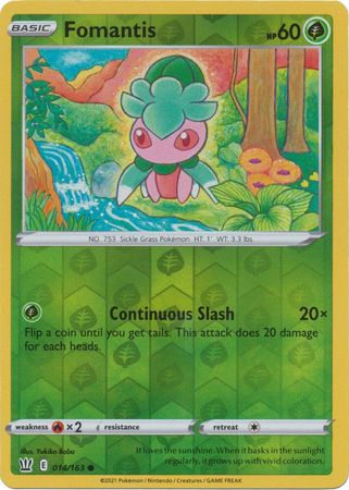 Fomantis #014/163 Battle Styles 2021 Near Mint