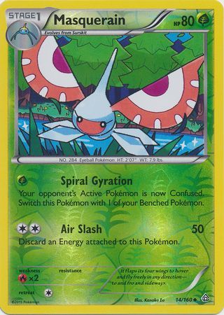 Masquerain 2015 Primal Clash Primal Clash #14/160 Near Mint
