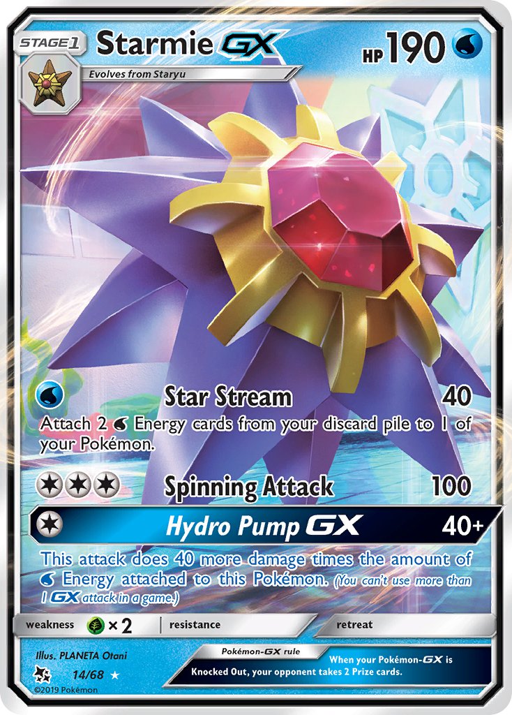 Starmie GX 2019 Destinées Occultes Destinées Occultes #14/68 État Neuf