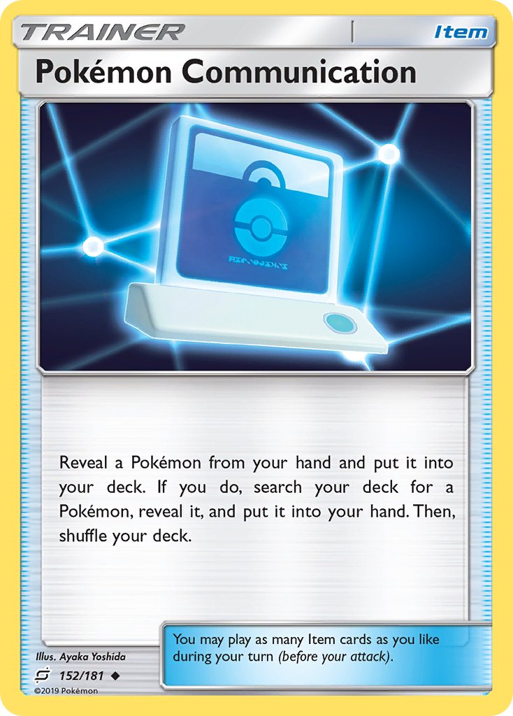 Pokemon Communication #152/181 Team Up 2019 Near Mint