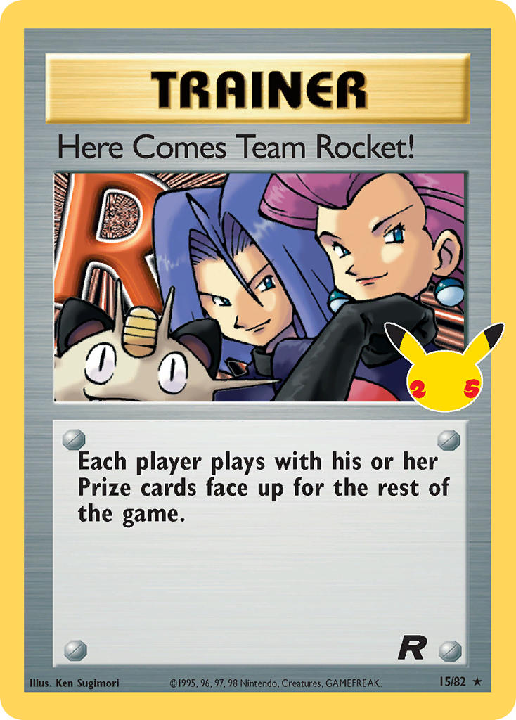 La Team Rocket Débarque ! Célébrations 2021 Célébrations #15/82 Quasi Neuf