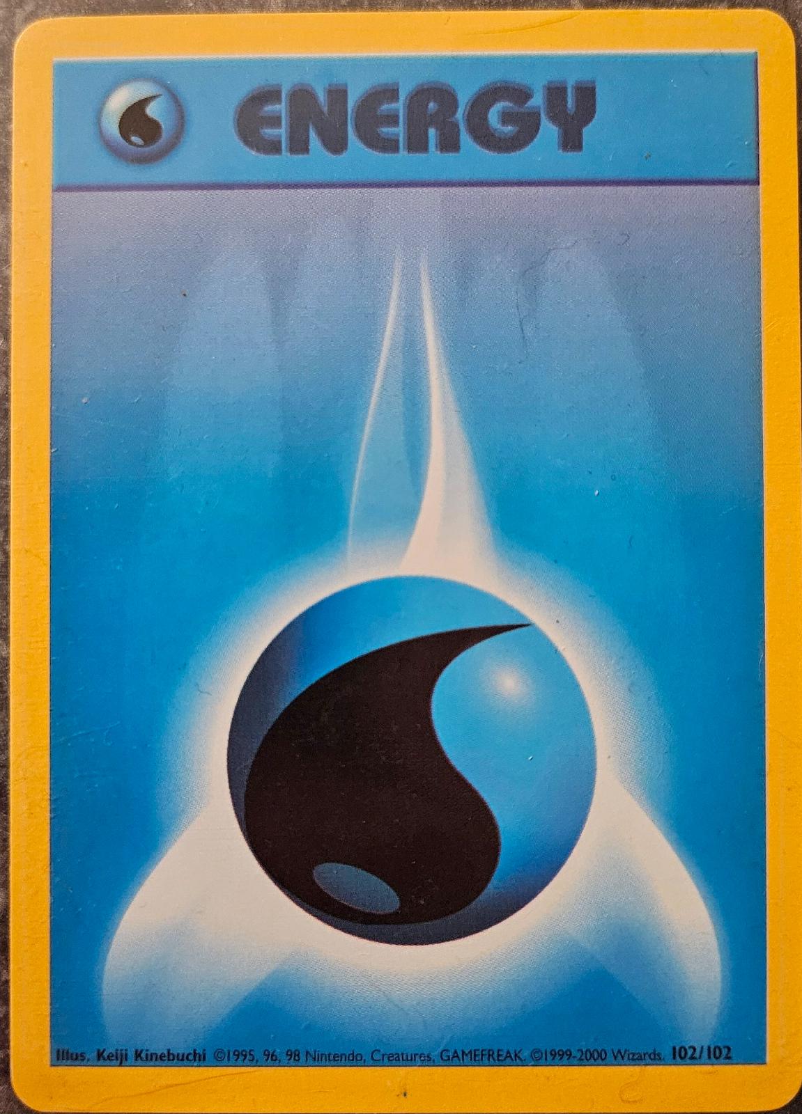 Water Energy 1999 Base Set Unlimited #102/102 1999-2000 Lightly Played
