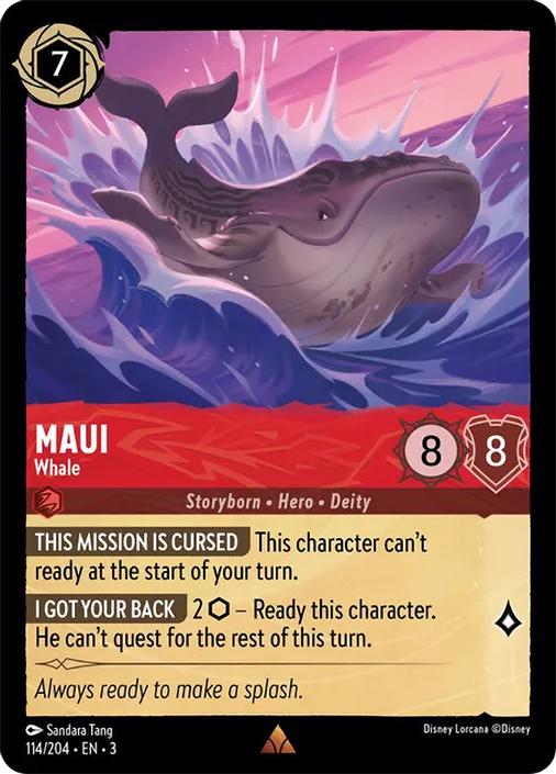 Maui - Ballena n.º 114 Lorcana Into the Inklands - NM