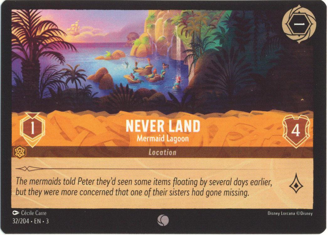 Nunca Jamás - Laguna de las Sirenas #32 Lorcana Into the Inklands - NM
