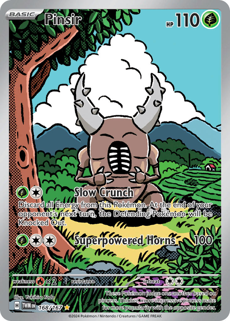 Pinsir #168/167 Twilight Masquerade 2024 Near Mint