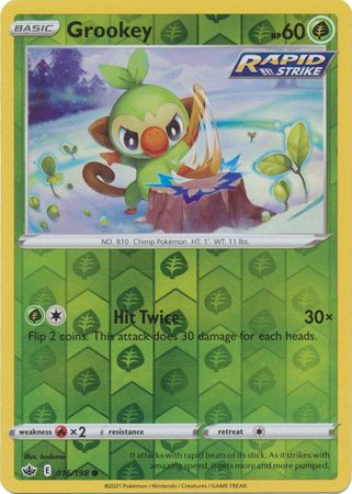 Grookey #016/198 Chilling Reign 2021 Near Mint