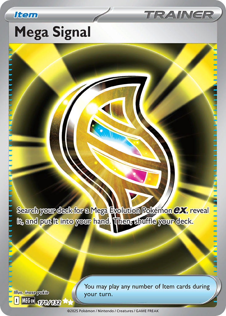 Mega Signal #171/132 Mega Evolution 2025 Near Mint