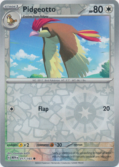 Pidgeotto 2023 151 151 #017/165 Near Mint