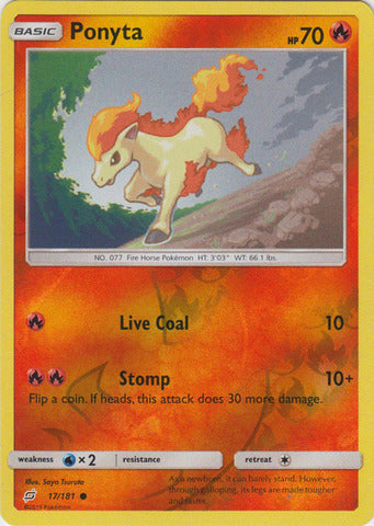 Ponyta 2019 Alliance Team-Up #17/181 État quasi neuf