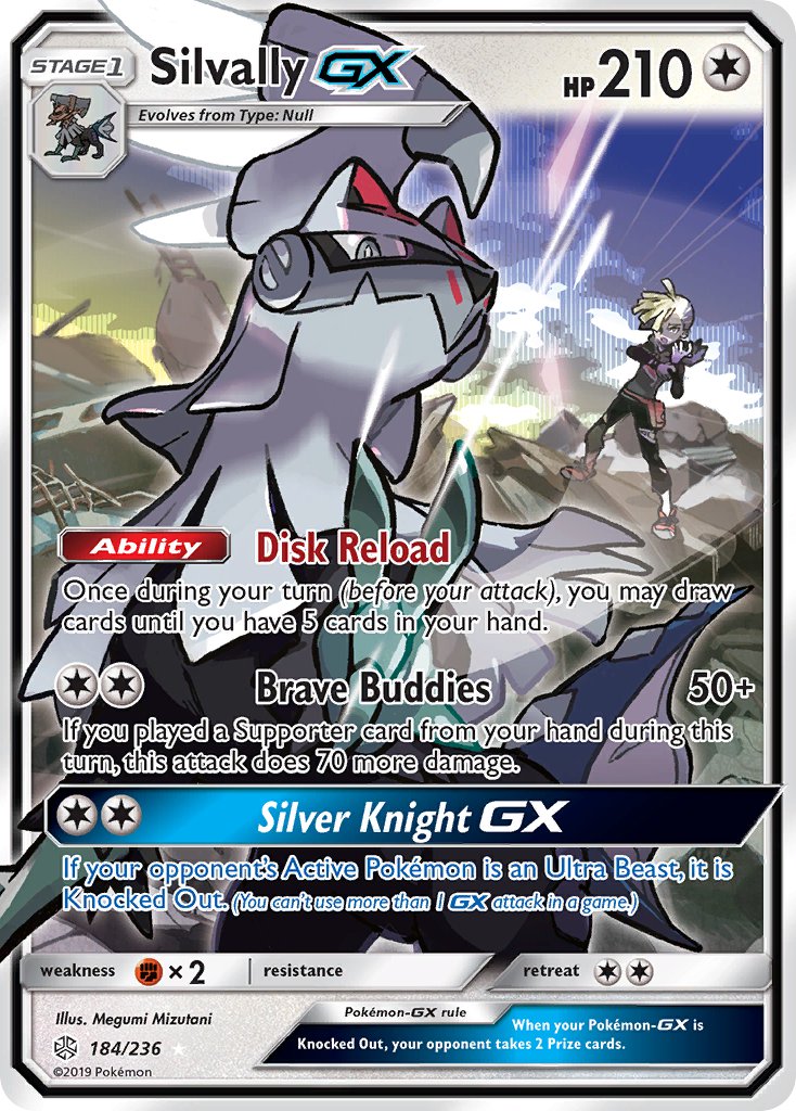 Silvally GX #184/236 Eclipse Cósmico 2019 Casi Nuevo