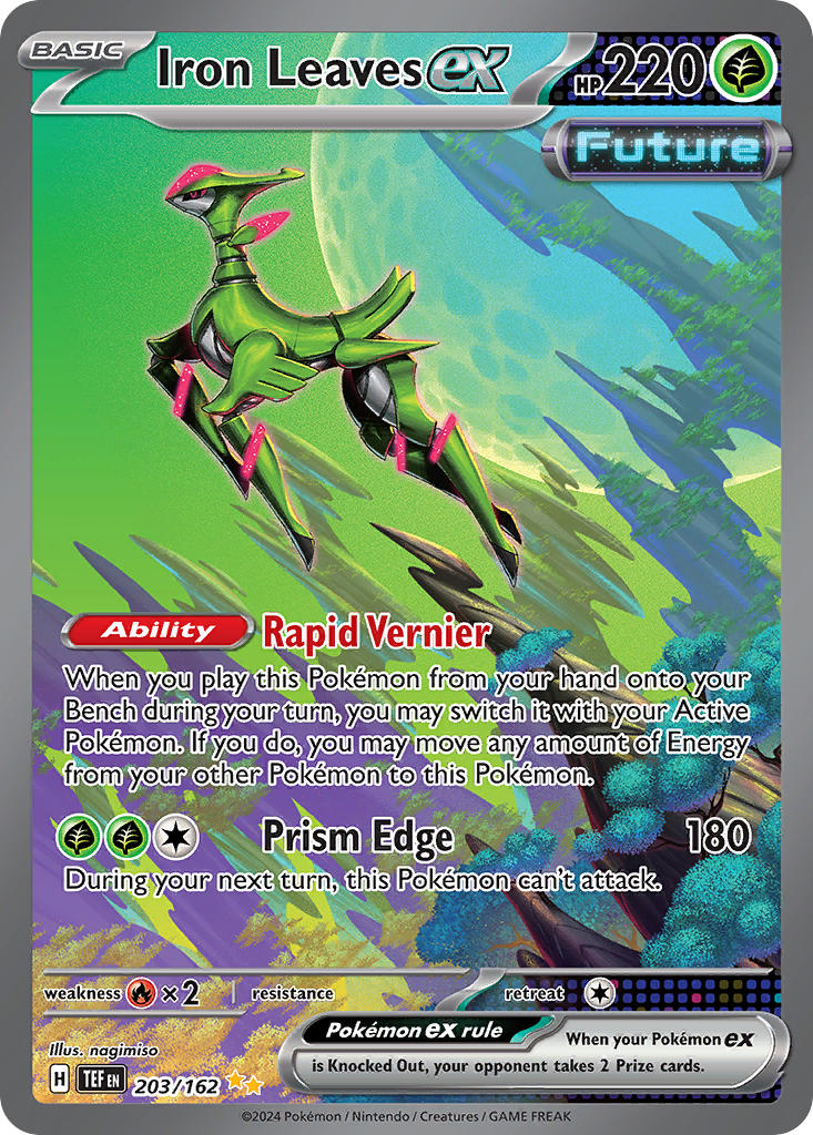 Iron Leaves ex #203/162 Temporal Forces 2024 Near Mint