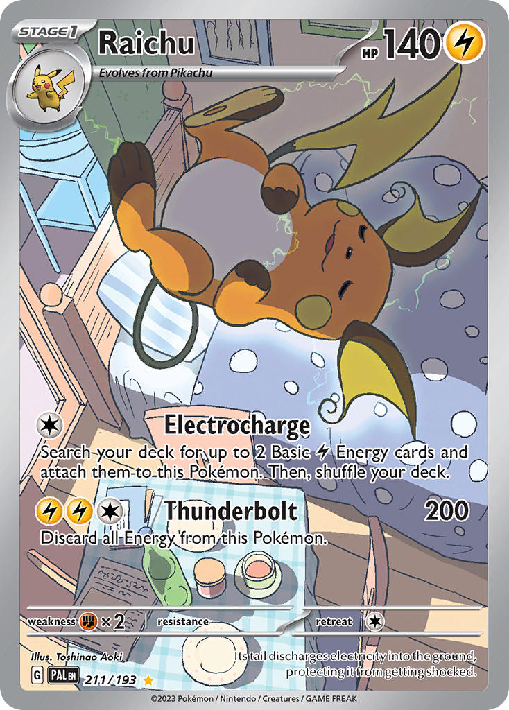 Raichu #211/193 Paldea Evolved 2023 Near Mint