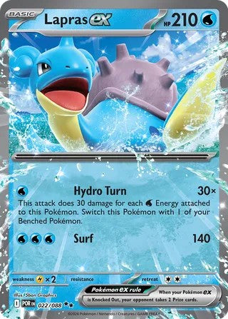 Lapras ex #022/088 Perfect Order Casi Nueva