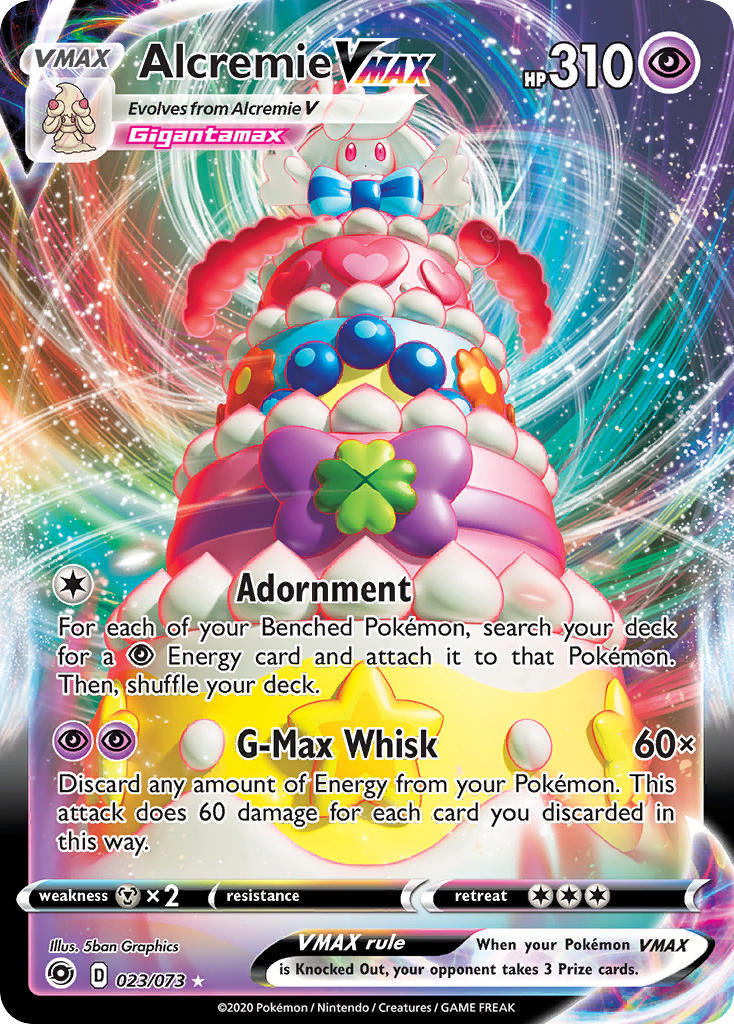 Alcremie VMAX #023/073 Champion's Path 2020 Near Mint