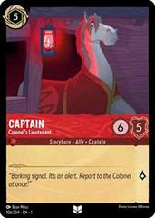 Captain - Colonel's Lieutenant #106 Lorcana First Chapter - NM