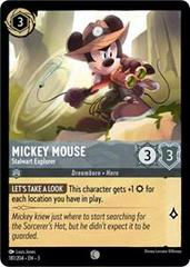 Mickey Mouse - Explorateur Robuste #181 Lorcana Dans les Terres d'Encres - NM