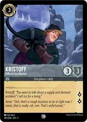 Kristoff - Maestro de Hielo Oficial #182 Lorcana Primer Capítulo - NM