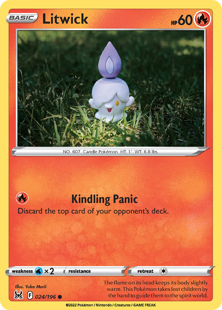 Litwick 2022 Lost Origin Lost Origin #024/196 Casi Nuevo