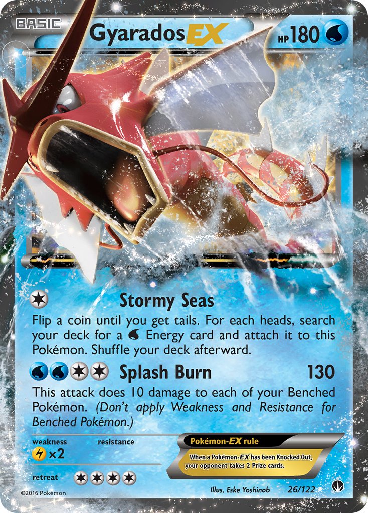 Gyarados EX 2016 BREAKpoint BREAKpoint #26/122 Moderately Played